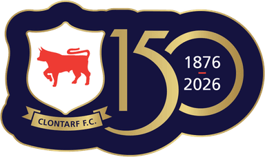Clontarf F.C. 150th anniversary crest
